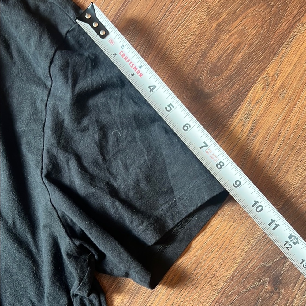 XL Calvin Klein Black Short Sleeve Tee - Embroidered Logo - Picture 6 of 8